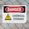 Signmission Chemical Storage Danger Sign, Plastic, 10in W x 7in L, 2PK OS-2PACK-DS-P-710-L-1060 - alternate 8